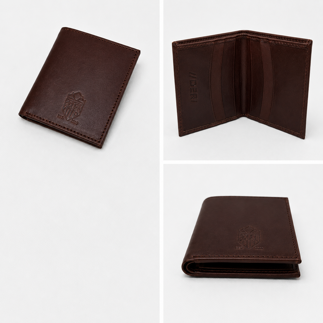 Cartera Bifold Core de Piel Genuina