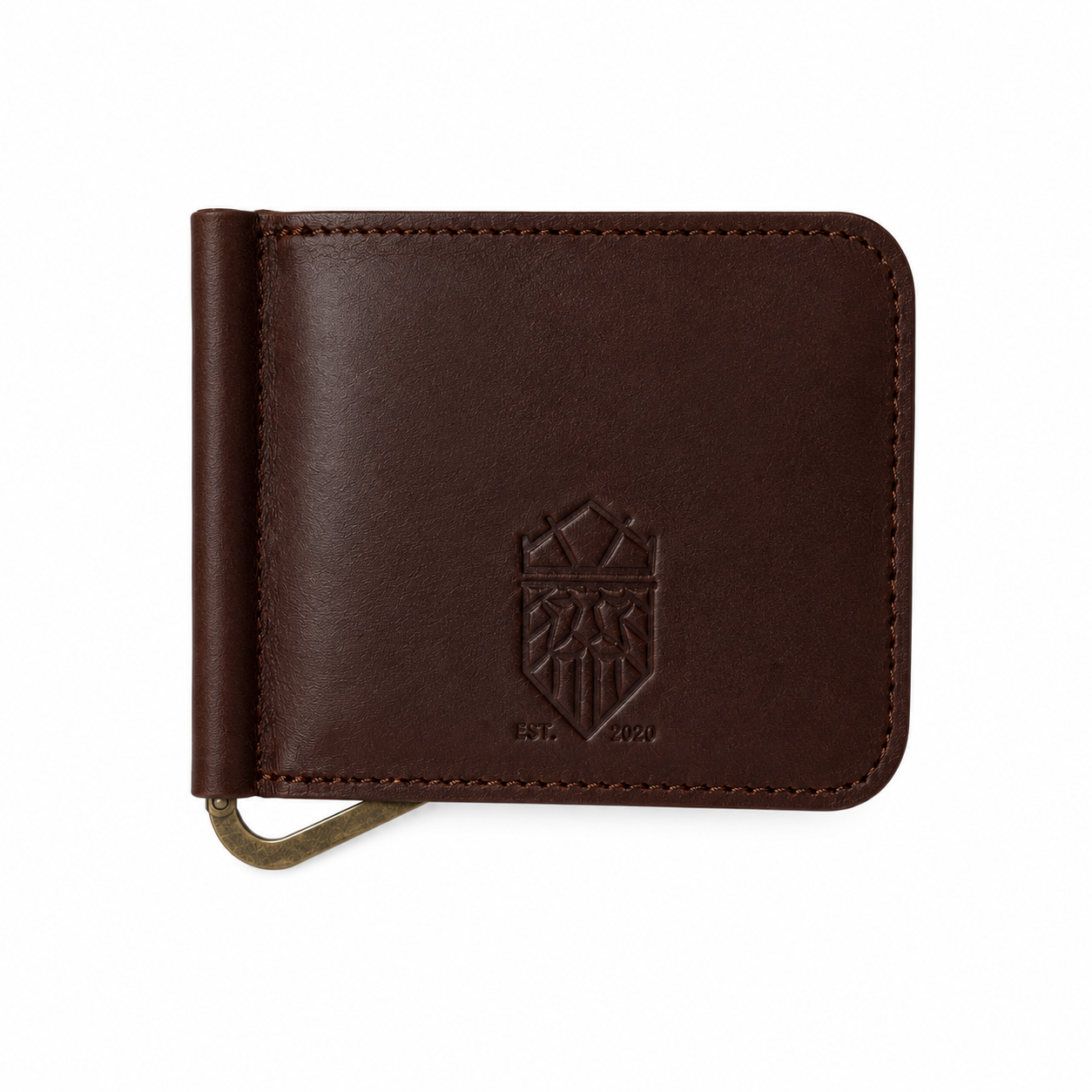Cartera con Clip Core de Piel Genuina
