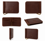 Cartera con Clip Core de Piel Genuina