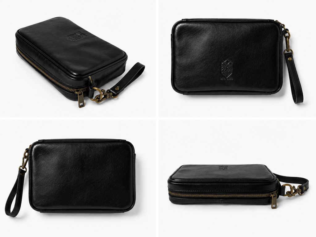 Neceser Slim Core de Piel Genuina