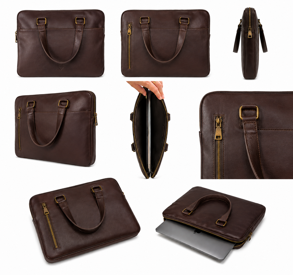 Porta Laptop Atlas de Piel Genuina